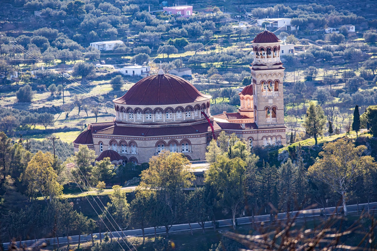 Aegina Byzantine Church Hillside