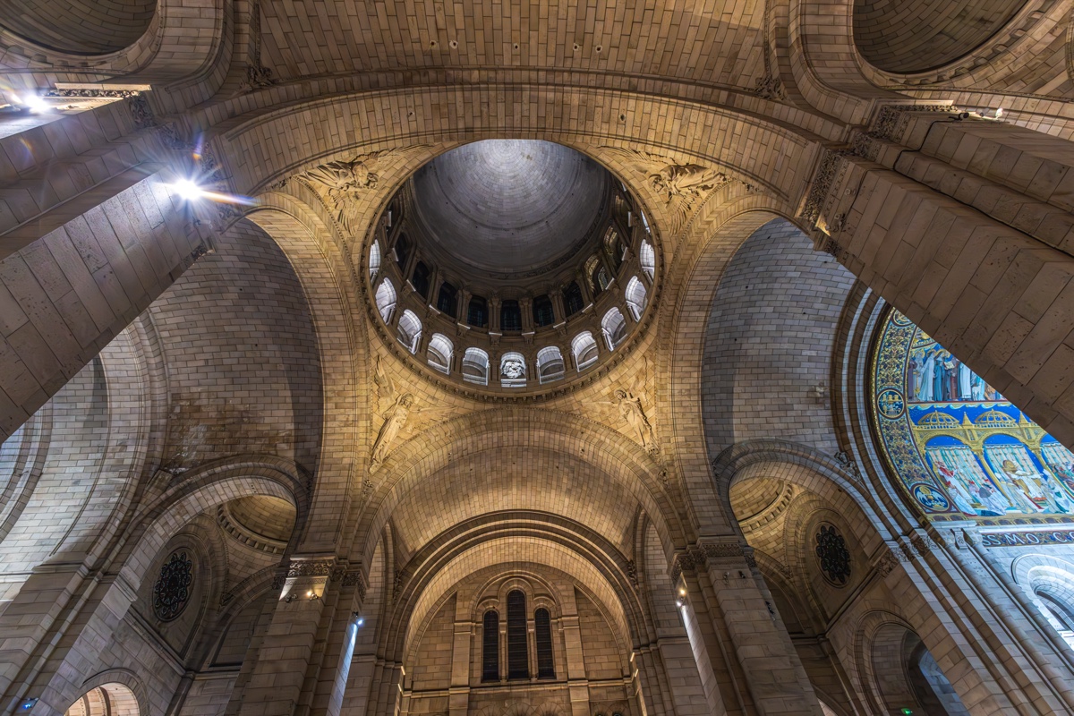 Montmartre Sacre Coeur Central Dome Ceiling